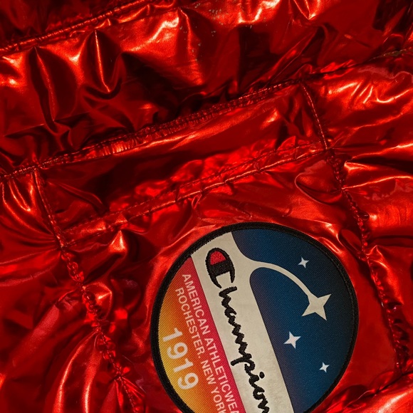 🎁NWT Champion Metallic NASA Jacket S - Picture 12 of 16